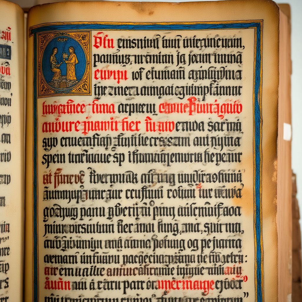 Manuscrit rare